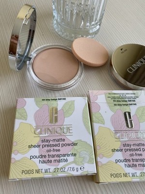 Clinique Stay-Matte Sheer Pressed Powder Oil-Free 03 Stay Beige 7,6g/0,27oz