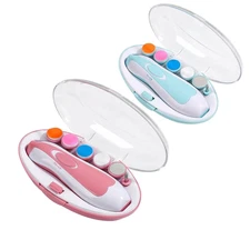 Baby Nail Clippers | Safe Electric Baby Nail Trimmer, Baby Nail File Kit, Additi