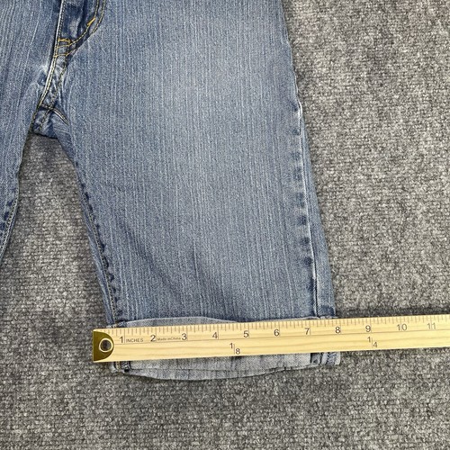 Vintage Levi's Low Rise 542 Cuffed Bermuda Jeansshorts Damen 10 Retro Y2K Denim - Bild 5 von 10