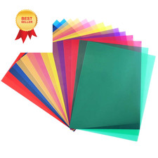 Amonk 16 Pack Color Gels for Lighting Correction Mix