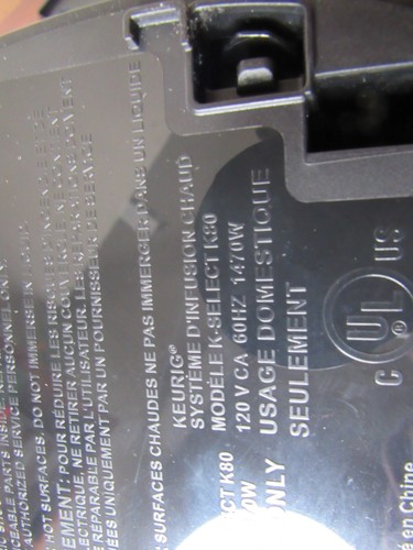 Keurig K-Select K80 Single Serve Coffee Maker Black Nice - Picture 7 of 7