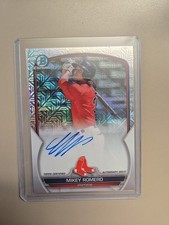 2023 Bowman Chrome Mega Mikey Romero #BCMA-MR Mojo 1st Prospect Auto Red Sox MLB