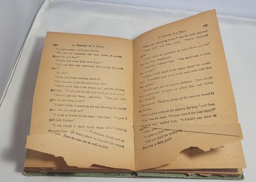 Horatio Alger Jr. Sam's Chance WHITMAN Hardcover Book Vintage  - Picture 10 of 12