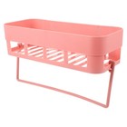  Hohlregal mit Handtuchhalter Wandhalterung Klebekorb Organizer Rack für