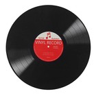  Music Round Rug - Vinyl Record Floor Mat 2ft - Non-Slip Washable Carpet for