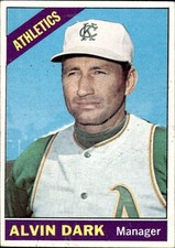 Alvin Dark 1966 Topps #433 Kansas City Athletics