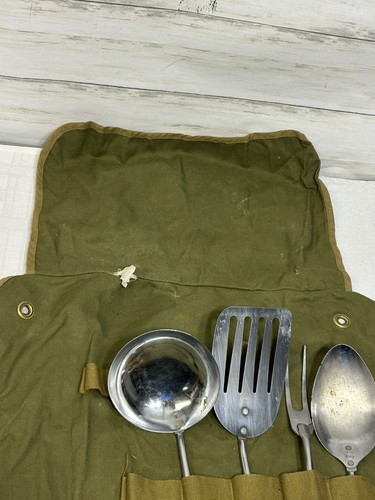 5 De colección. EKCO BOY SCOUTS CROMO Camping Utensilios Cocina Cuchara Cucharón Tenedor Espátula - Imagen 4 de 24