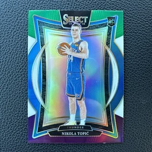 Nikola Topic Rookie Tri-Color Prizm Concourse Level 2024-25 Panini Select #89 RC