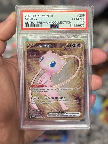 Mew Ex Psa 10 Ultra Premium Collection 205 Metal 151 gem mint UPC