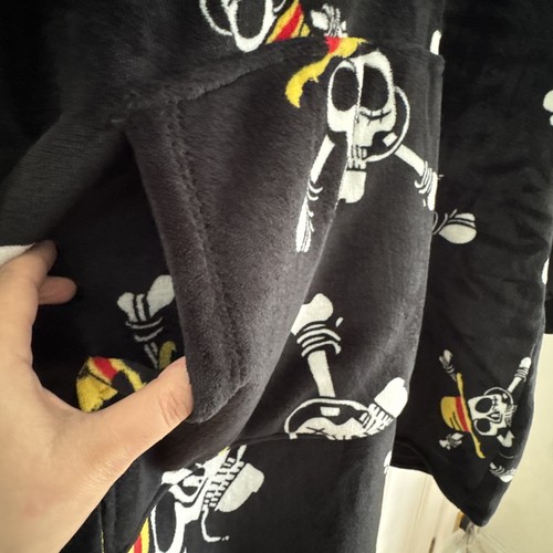 One Piece Snuddie Mens Black Primark - Picture 5 of 6