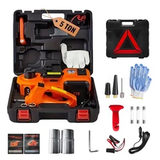Portable car jack,Electric Car Jack Kit, 5 Ton Hydraulic Car Floor Jack
