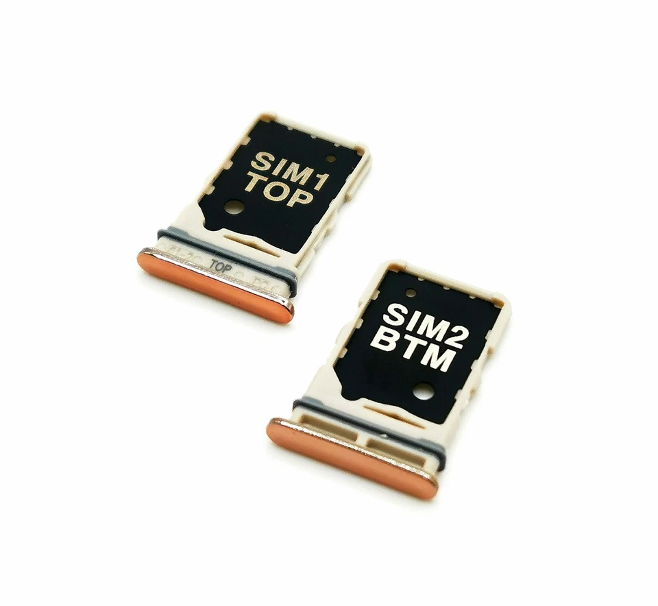 Samsung Galaxy A8 Plus SM-A805F Sim 1 Sim 2 Emplacement Carte SIM Or - Photo 1/1
