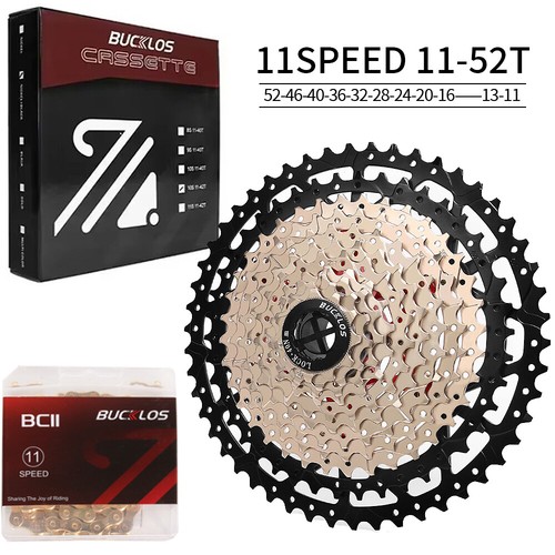 for Shimano 8/9/10/11/12 Speed Cassette 11-52T MTB Bike Road 116/126 Links Chain - Picture 49 of 230