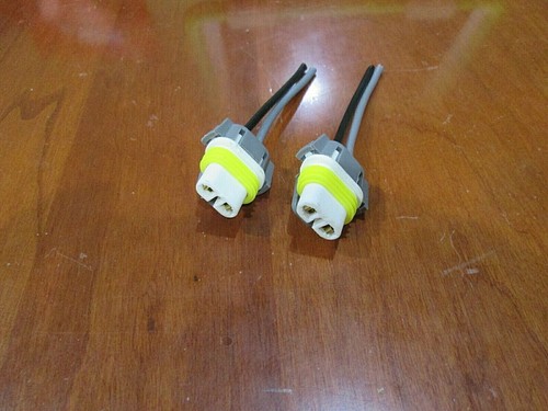 Wire Halogen H8 Two Harness Fog Light Replacement Ceramic Female Socket Plug Fit - Imagen 2 de 3