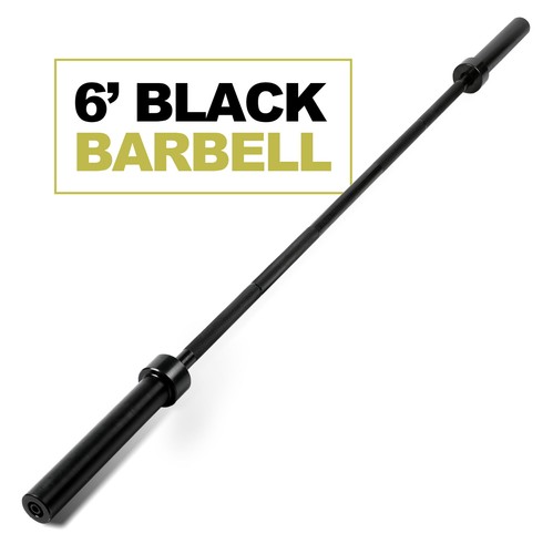 2 Inch Olympic Barbell Weight Bar 7ft 800 Pound Capacity Steel Constructed 45 lb - Picture 18 of 18