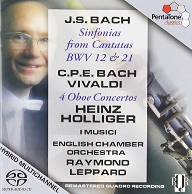 Holliger - J.S. Bach, C.P.E. Bach: Sinfonias from Cantatas BWV 12 [SACD]