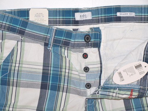 Esprit Bermuda Short 057CC2C012   edc 100 Cargo-Stil Karo-Muster (w32)  - Bild 7 von 11