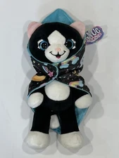 Kipp Brothers 10” Snug Buddies Black Cat Kitten with Security Blanket Plush