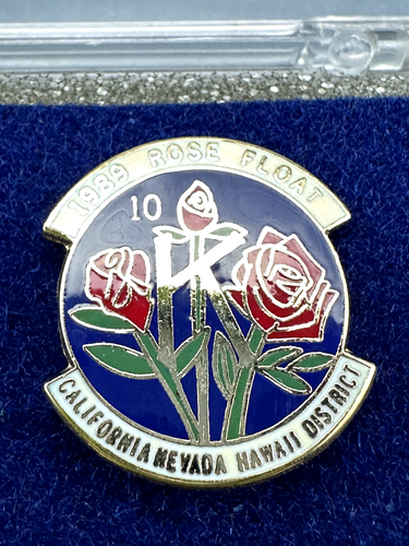 1986-1995 10 YR. KIWANIS ROSE BOWL FLOAT PARTICIPATION LIMITED EDITION PIN SET - Picture 5 of 14