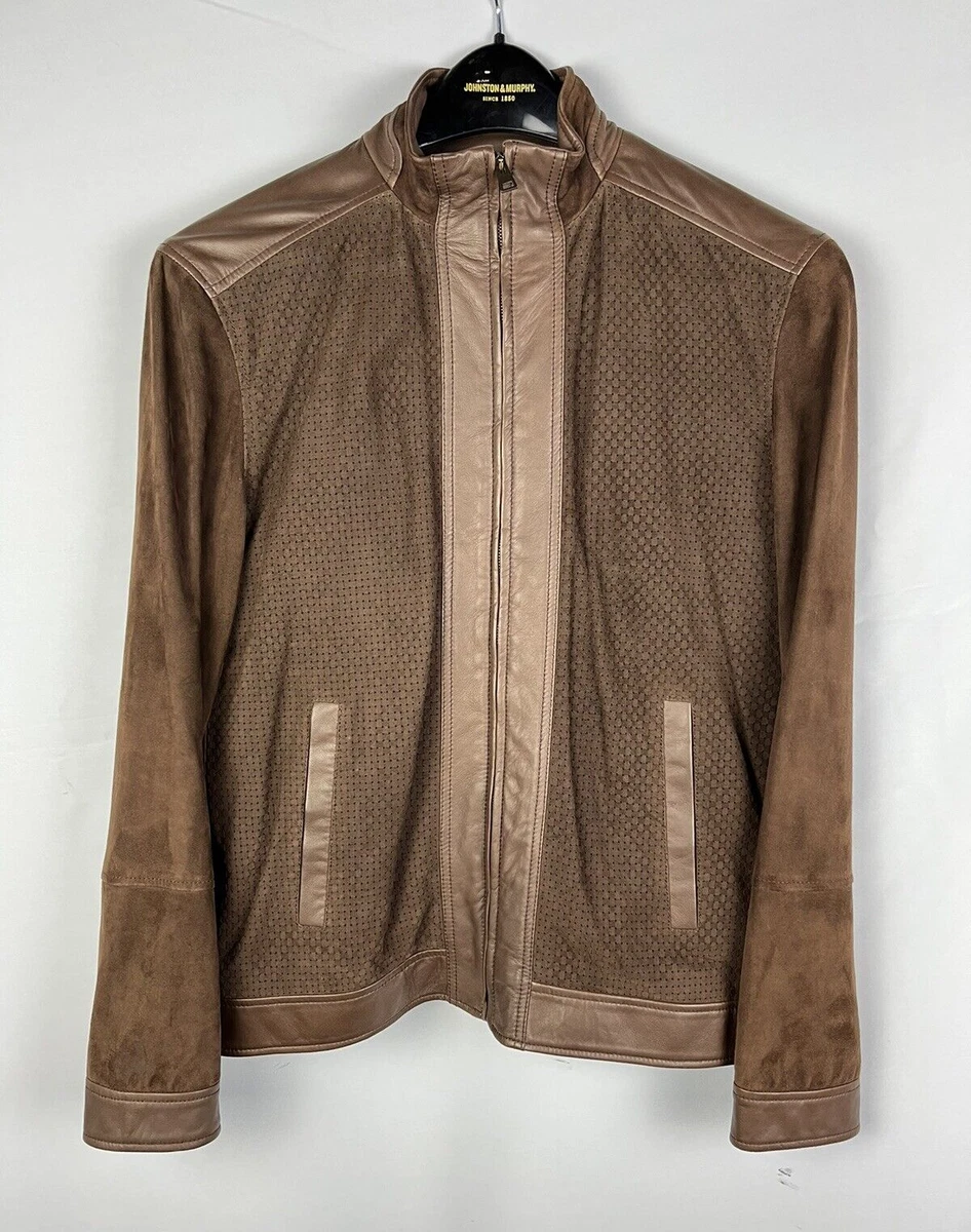 Johnston murphy deals leather jacket