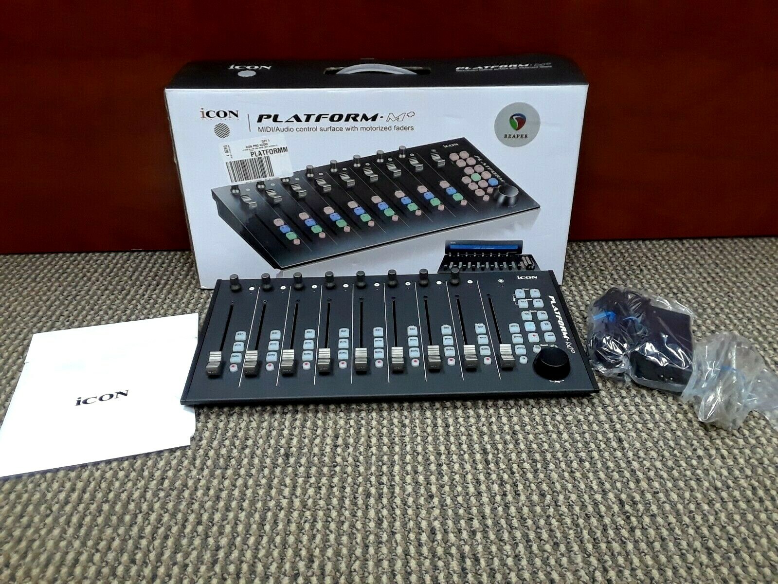 Icon Platform M+ 8 CH Midi DAW Controller for Cubase, ProTools