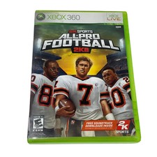 All-Pro Football 2K8 Xbox 360 CIB Complete  Case, Manual & Game