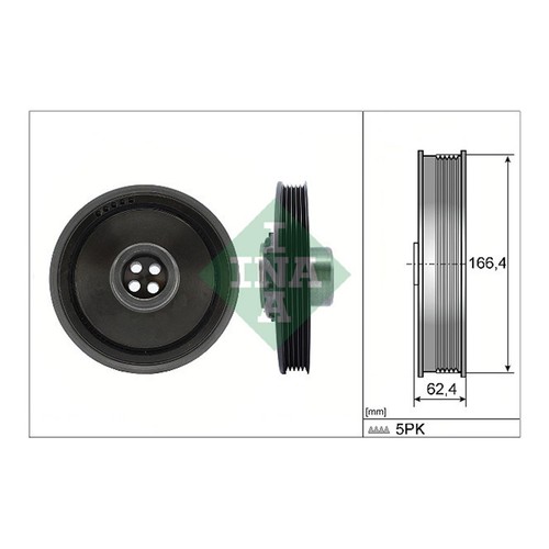 INA Belt Pulley, crankshaft 544 0171 10 FOR Mini Countryman Paceman Clubman Club