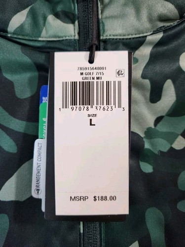 RLX Ralph Lauren  Camo Full-Zip Golf Vest Men's Size Large New - Picture 12 of 15