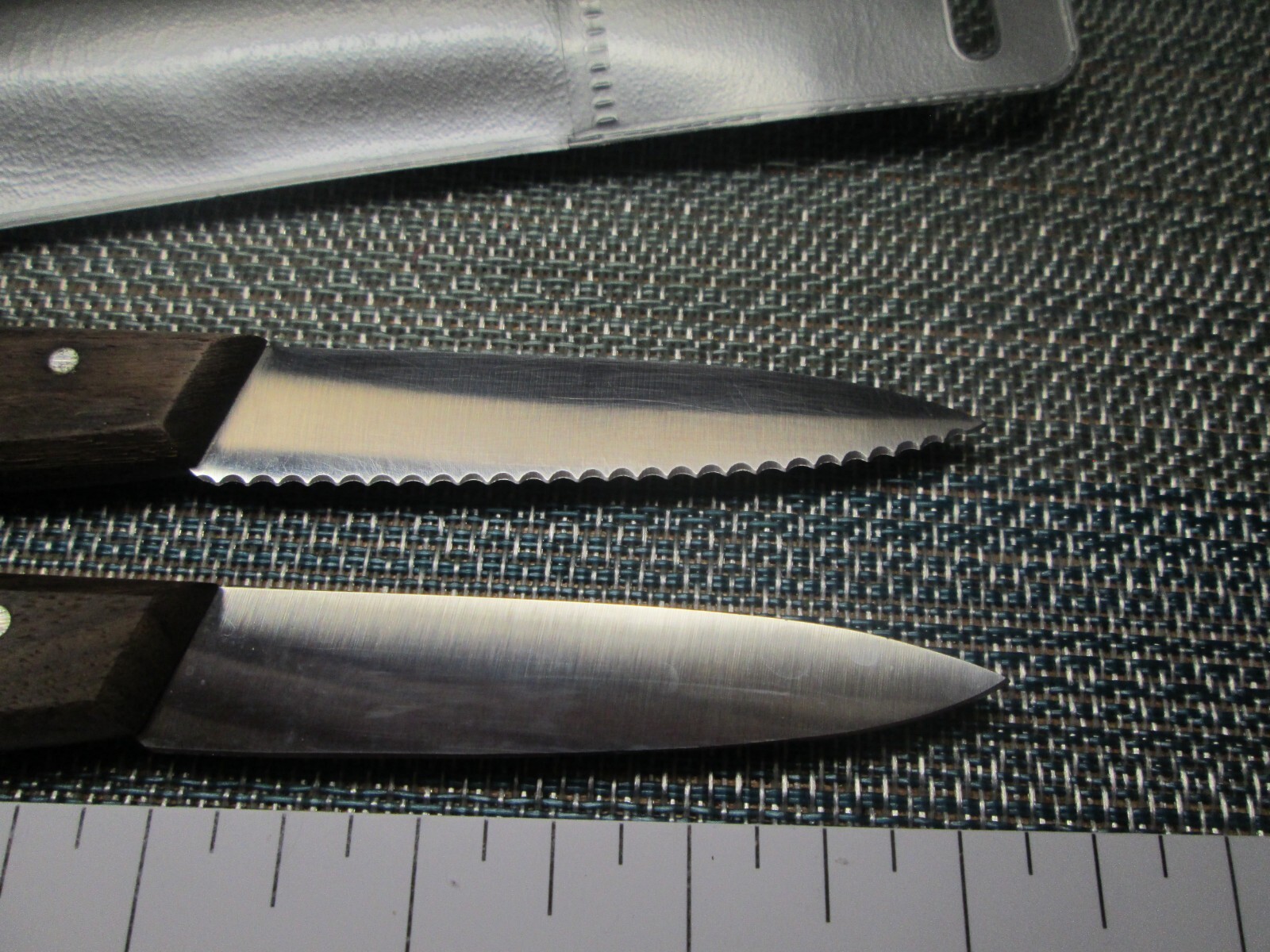 NEW Two Wood Handled Victorinox Stainless Steel Tomato & Paring Knife