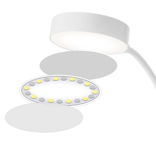 LED Portable Dimmable Table Lamp USB Plug Battery Powered Desk Night LED Lamp - Afbeelding 4 van 8