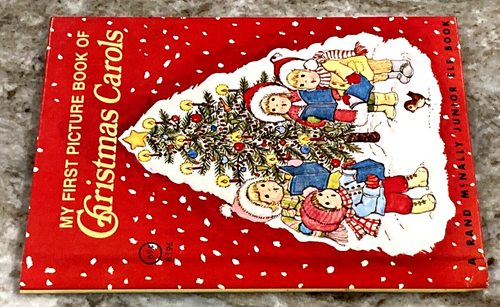 MY FIRST PICTURE BOOK OF CHRISTMAS CAROLS 1979 Rand McNally Junior Elf Book A748 - Picture 3 of 4