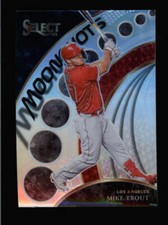 MIKE TROUT 2021 PANINI SELECT #MS-4 MOONSHOTS SILVER HOLO PRIZM BA9840