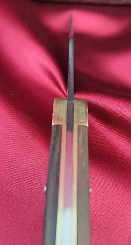 VTG 2 Dot BUCK 110 USA Folding Hunter Knife + Orig. Leather Sheath 1974 To 1980 - Picture 10 of 20