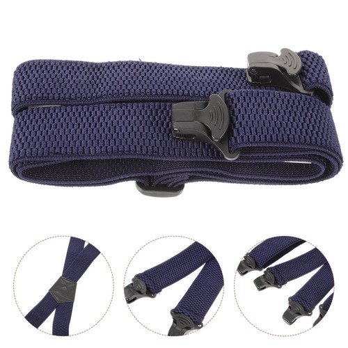 4 Clip Elastic Suspenders For Men Adjustable Pants Holder Hidden Design - 第 9/12 張圖片