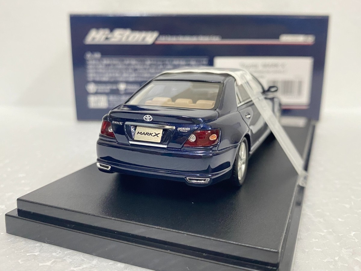 402-172 Hi-Story 1/43 トヨタ MARK X 300G Toyota Mark X 300G Premium 2004 White Hi-Story 1/43 #HS395WH