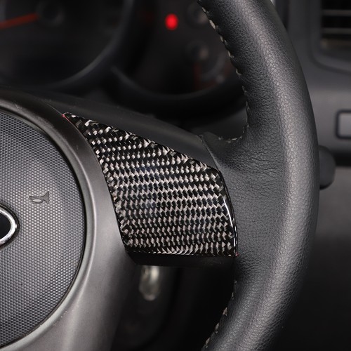For Kia Soul 2009-2013 Carbon Decorate Kit Car Steering Wheel Button Frame Trim - Picture 11 of 12