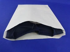 White Kraft Paper Flat Merchandise Bags Gift Retail Shopping 8.5" x 11"