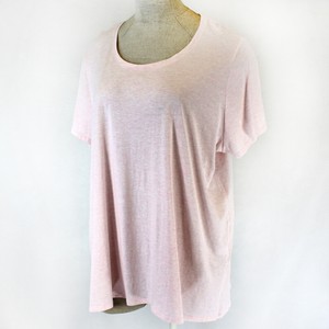 NEW-Pure-Jill-J-Jill-Plus-Light-Pink-Cotton-Tee-Top-Shirt-Spring-Summer-4X