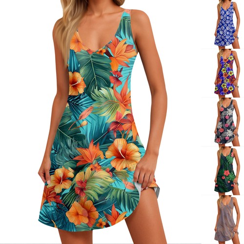 Oversized Sleep Shirts for Women Sleeveless V Neck Ruffle Baggy Nightgown Dress
