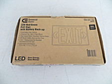 Commercial Electric Dual Color LED Exit Sign 120-277-Volt Red and Green Light