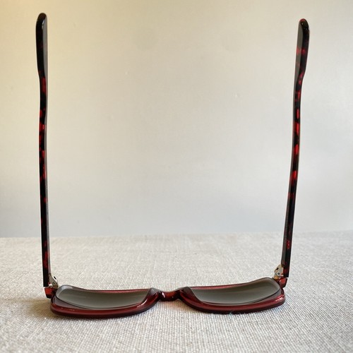 Lunettes de soleil unisexe Madson of America rectangulaires rouge noir écaille de tortue - Photo 17/21