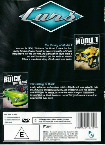 The History of Model T & Buick - DVD Brand New - Picture 2 of 2
