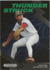 2022 Panini Prizm Jacob Miller Thunder Struck SP RC Rookie Miami Marlins