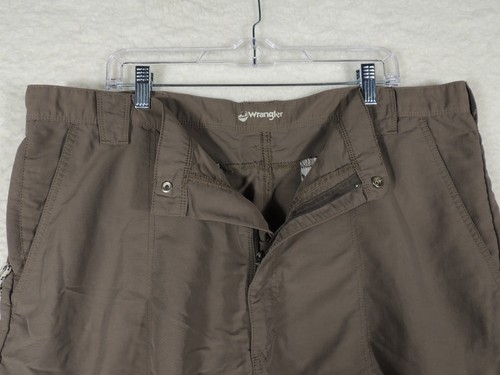 Pantalones Cortos Carga Wrangler Gris/Oliva Oscura Talla 40 Nylon 15.5 pulgadas Elevación Nylon Senderismo - Imagen 2 de 8