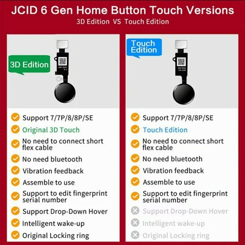 YF Latest Universal Home Button Replacement for iPhone 7/7P, 8/8P with Function - Picture 11 of 13