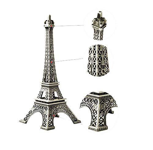 Metal Eiffel Tower Statue | Collectible Item Ideal for Home Decor Study Room - Picture 3 of 5