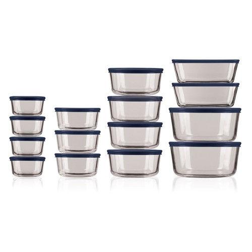 Glass Food Storage Containers with Lids BPA-free Dishwasher Safe 30 Piece Set US - Picture 3 of 9