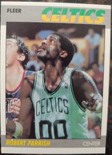 1987 Robert Parrish Fleer NBA Basketball Card #81