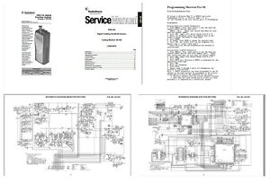 RADIO SHACK PRO-96 COPY OPERATING + SERVICE MANUAL + 11X17" SCHEMATIC