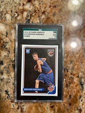 2015 PANINI COMPLETE KRISTAPS PORZINGIS ROOKIE CARD SGC GRADED 98 GEM #319 KNICK